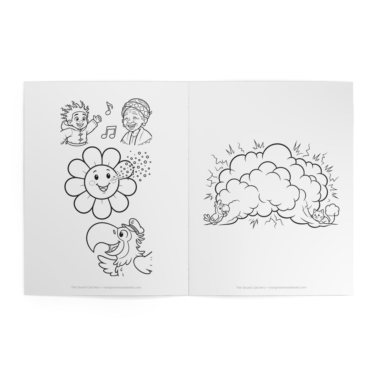 The Sound Catchers Coloring Book — The Silent Sneeze