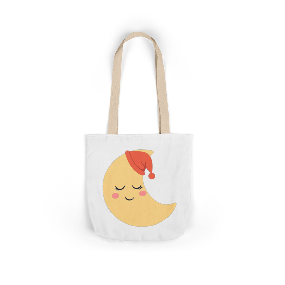 Sleepy Luna Canvas Tote Bag - product photo