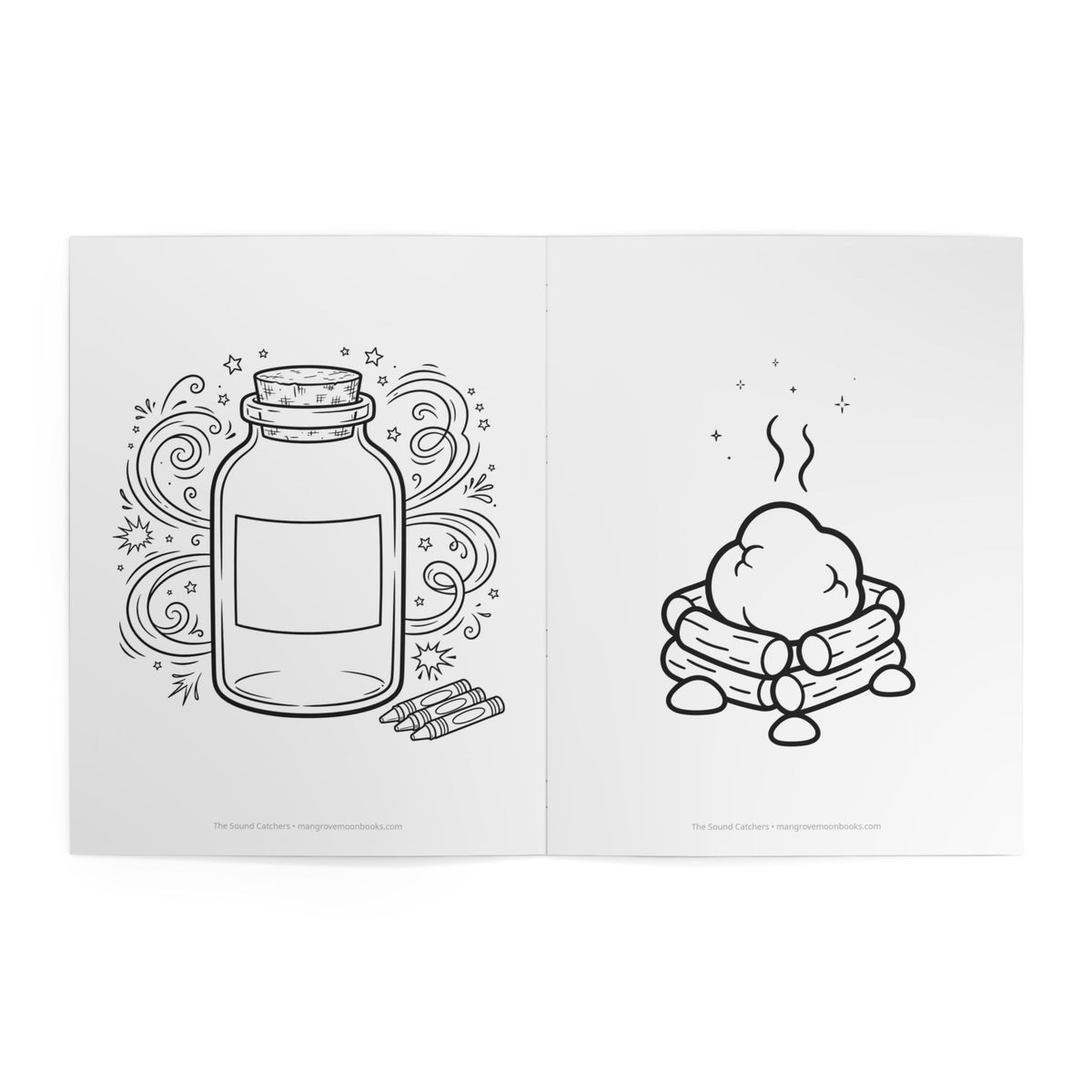 The Sound Catchers Coloring Book — The Crackle Thief