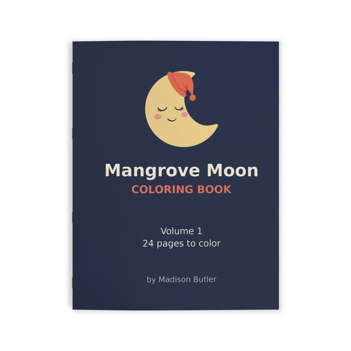 Mangrove Moon Coloring Book — Volume 1 (24 Pages) - coloring book cover
