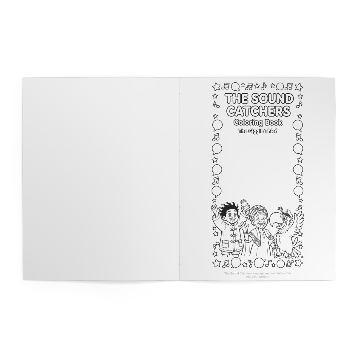 The Sound Catchers Coloring Book — The Giggle Thief