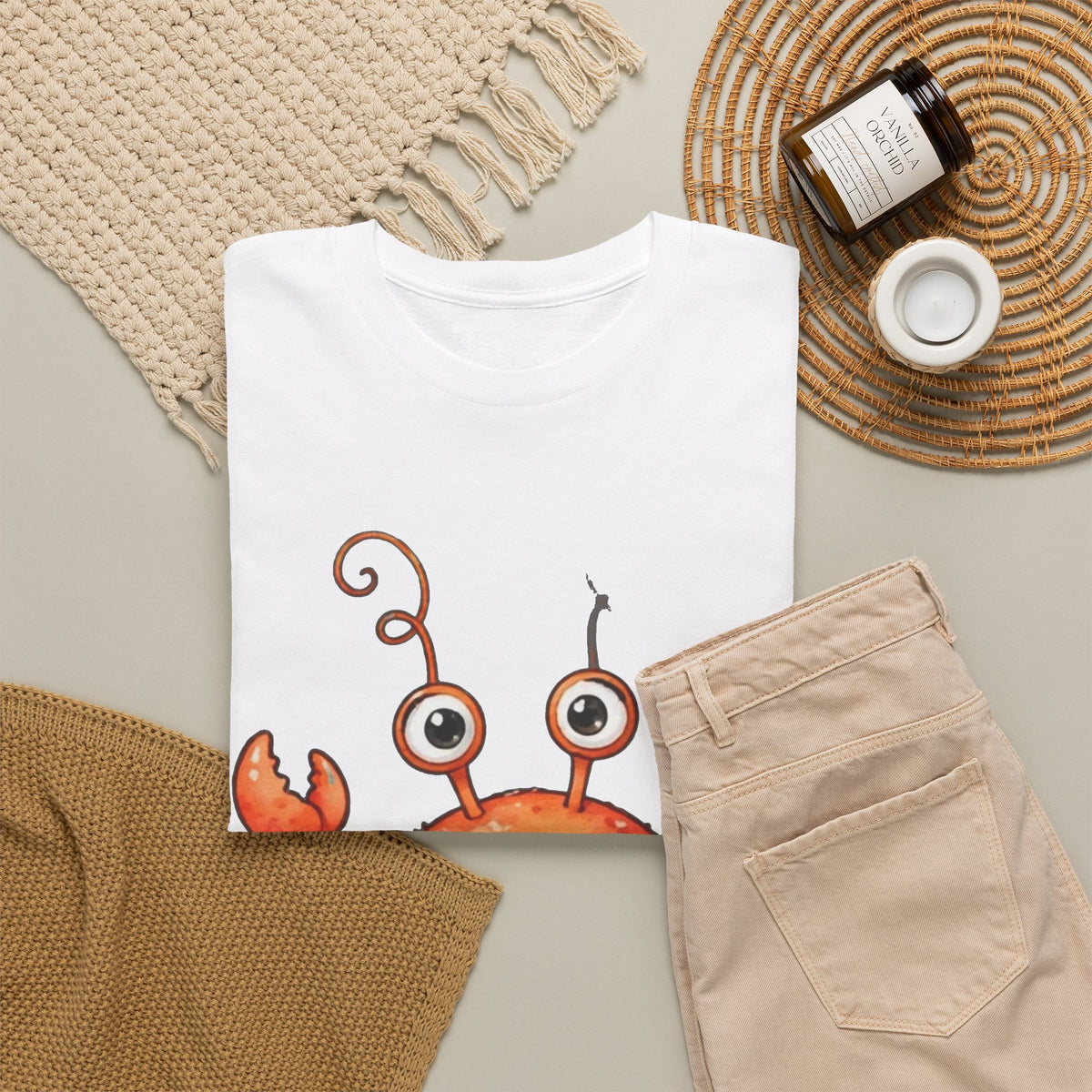 Tiko the Brave Little Crab — Adult Tee (Matching Set)