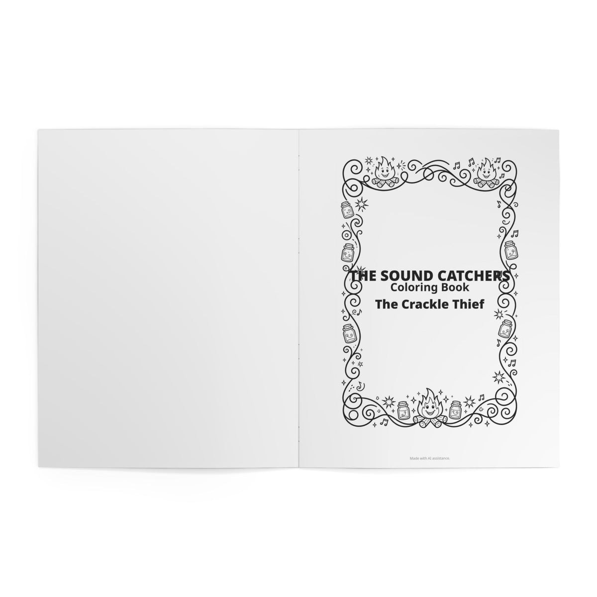 The Sound Catchers Coloring Book — The Crackle Thief