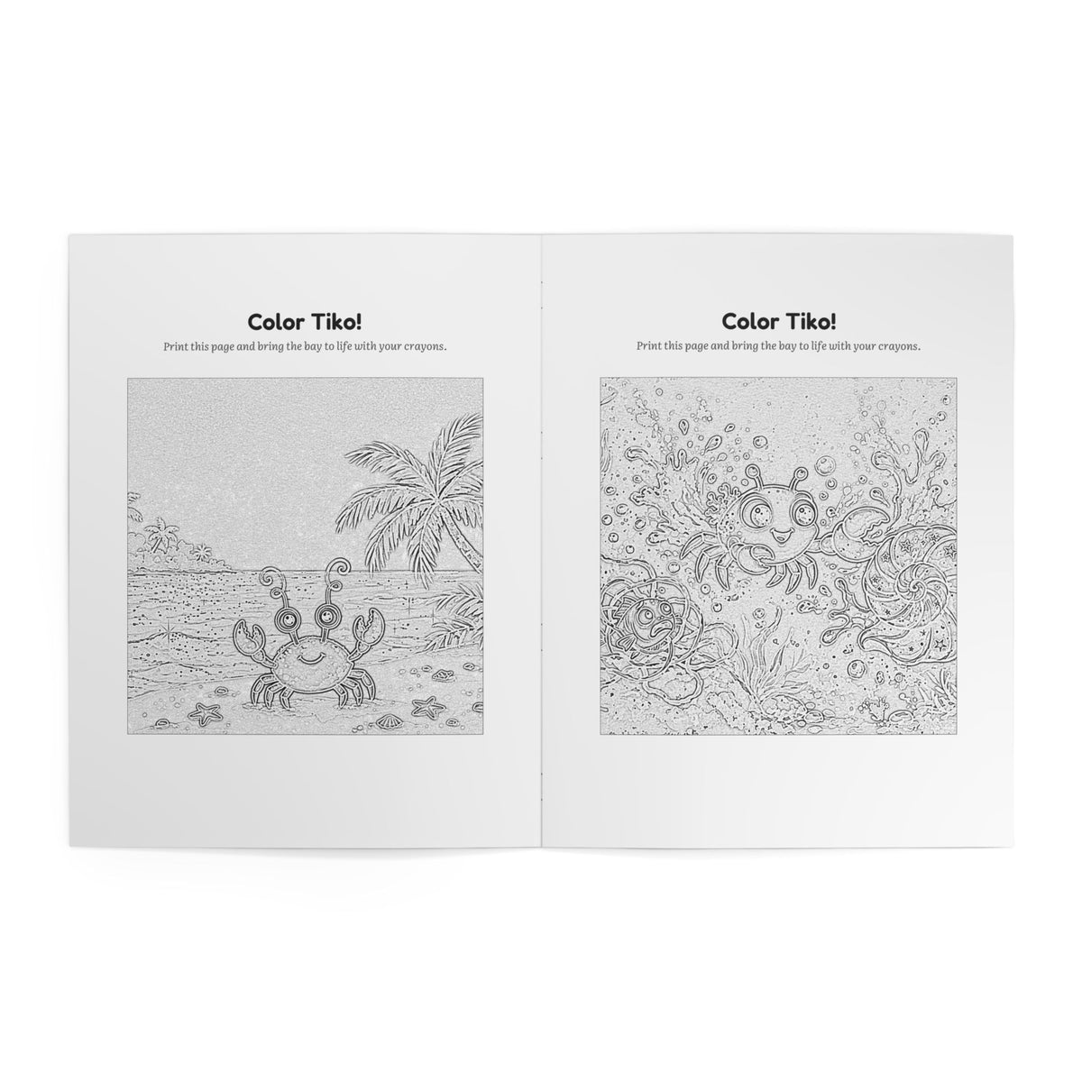 Mangrove Moon Coloring Book — Volume 1 (24 Pages) - coloring page preview