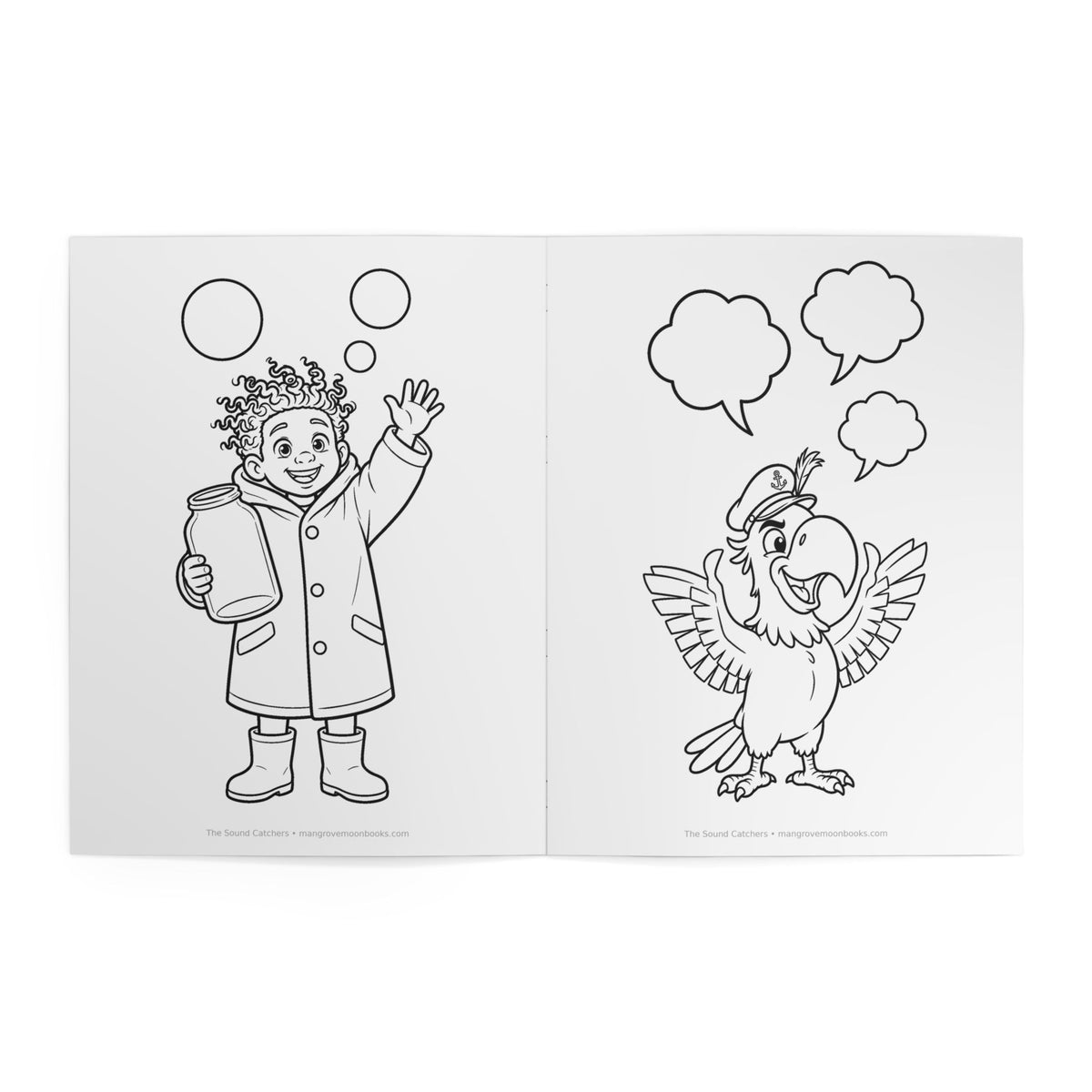 The Sound Catchers Coloring Book — The Giggle Thief