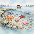 Maya and the Case of the Vanishing Sea Stars — sea stars disappearing; regeneration. Kids mystery book ages 5–9 — Mangrove Moon Books