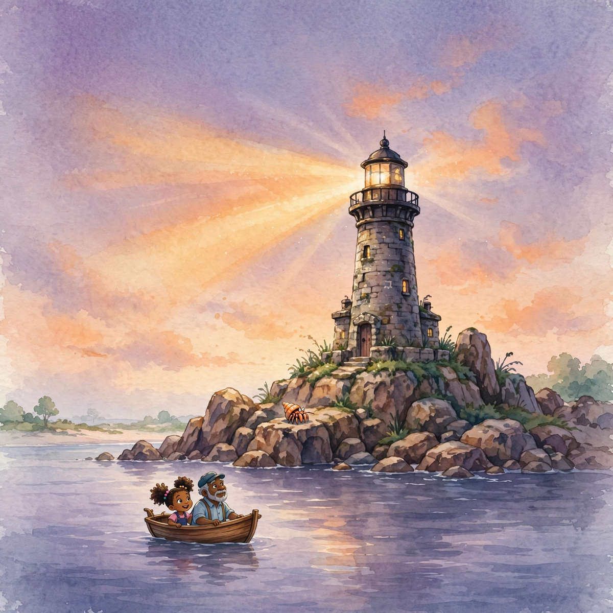 Maya and the Lighthouse That Blinked in Code — a lighthouse flashing a code. Kids mystery book ages 5–9 — Mangrove Moon Books