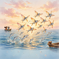 Maya and the Flying Fish Mystery — flying fish gliders in a predator chase. Kids mystery book ages 5–9 — Mangrove Moon Books