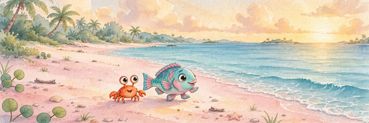 Corry the Parrotfish - bedtime storybook interior preview