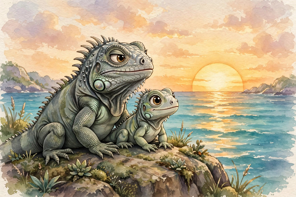 Iggy the Rock Iguana - bedtime storybook interior preview