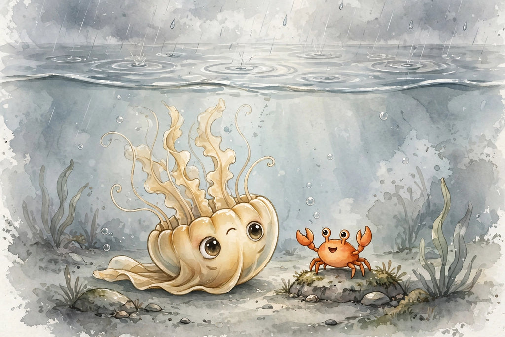 Jelly the Upside-Down Jellyfish - bedtime storybook interior preview