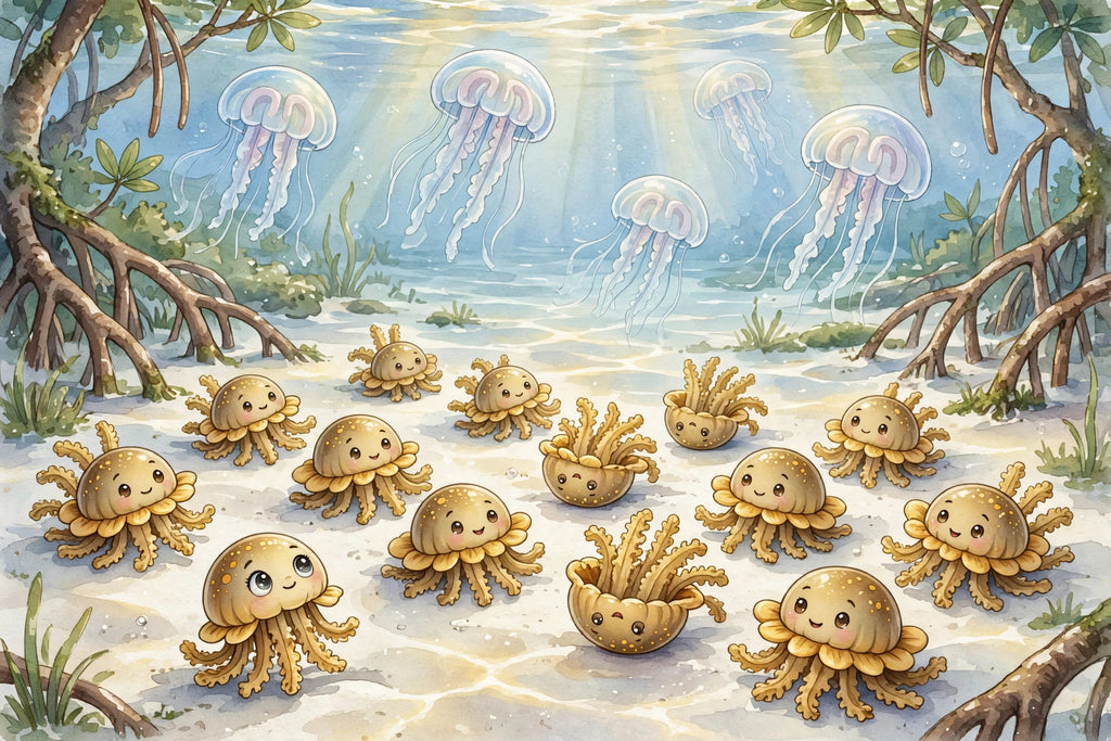 Jelly the Upside-Down Jellyfish - bedtime storybook interior preview