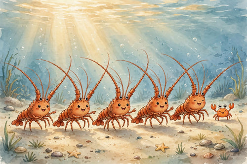 Lenny the Spiny Lobster - bedtime storybook interior preview
