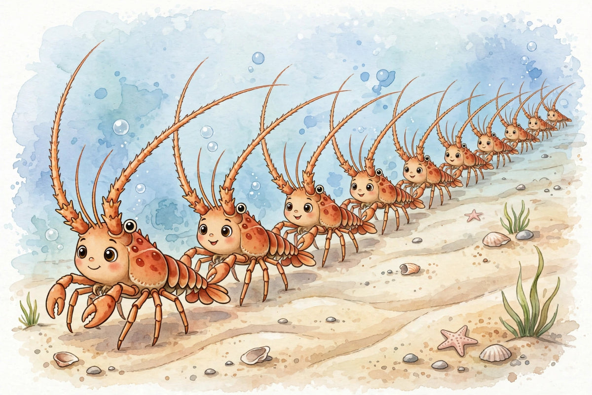 Lenny the Spiny Lobster - bedtime storybook interior preview