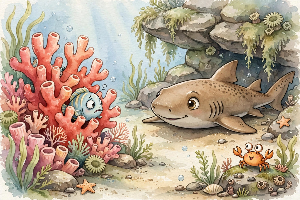 Nina the Nurse Shark - bedtime storybook interior preview