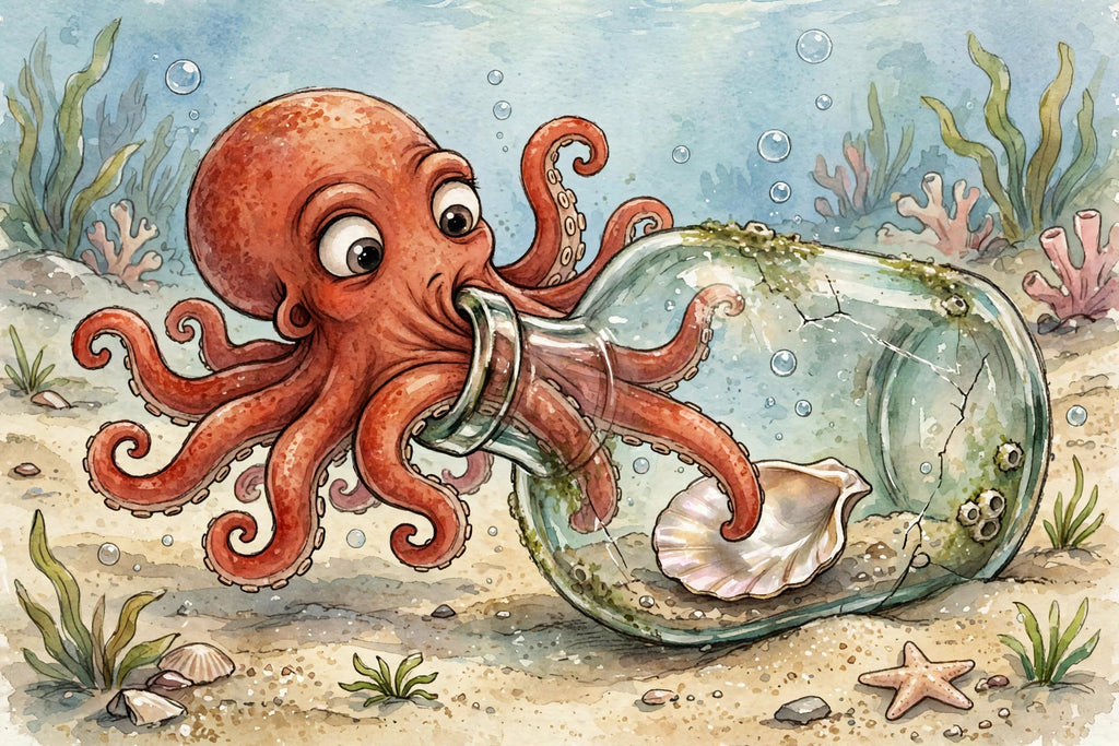 Olly the Octopus - bedtime storybook interior preview