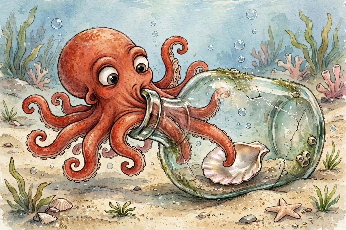 Olly the Octopus - bedtime storybook interior preview