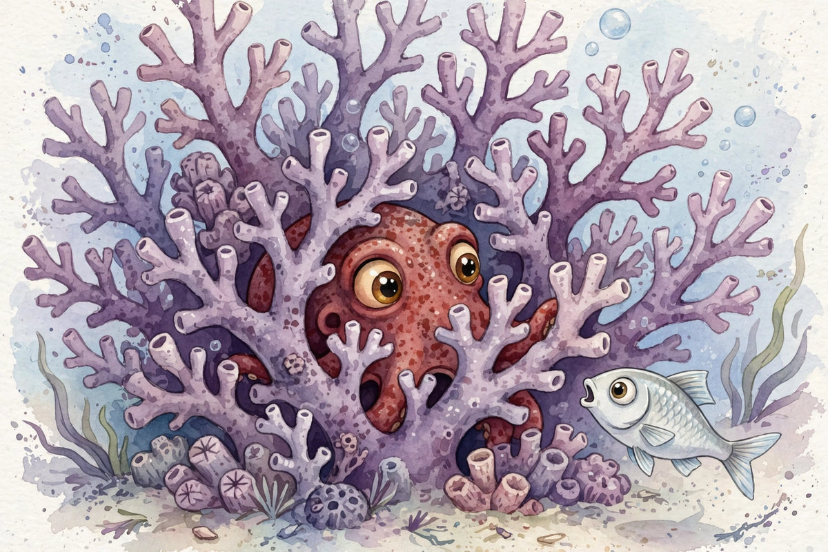 Olly the Octopus - bedtime storybook interior preview