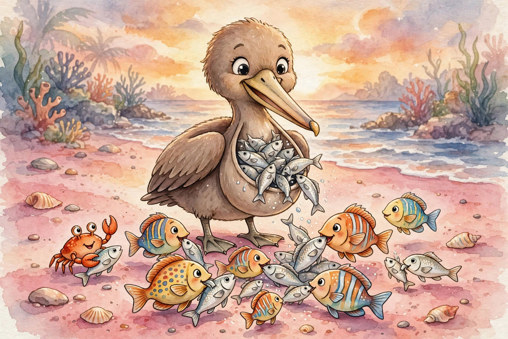 Pete the Pelican - bedtime storybook interior preview