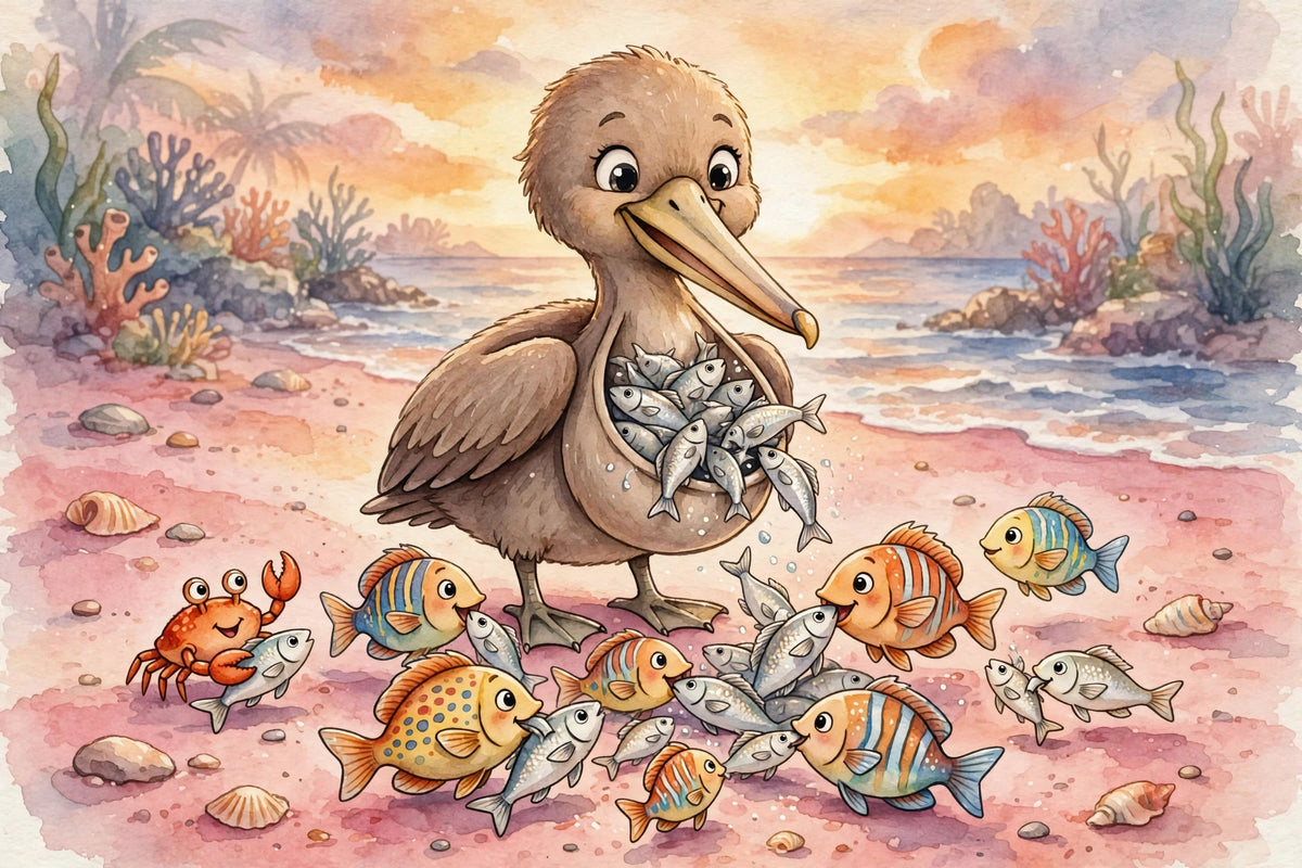 Pete the Pelican - bedtime storybook interior preview