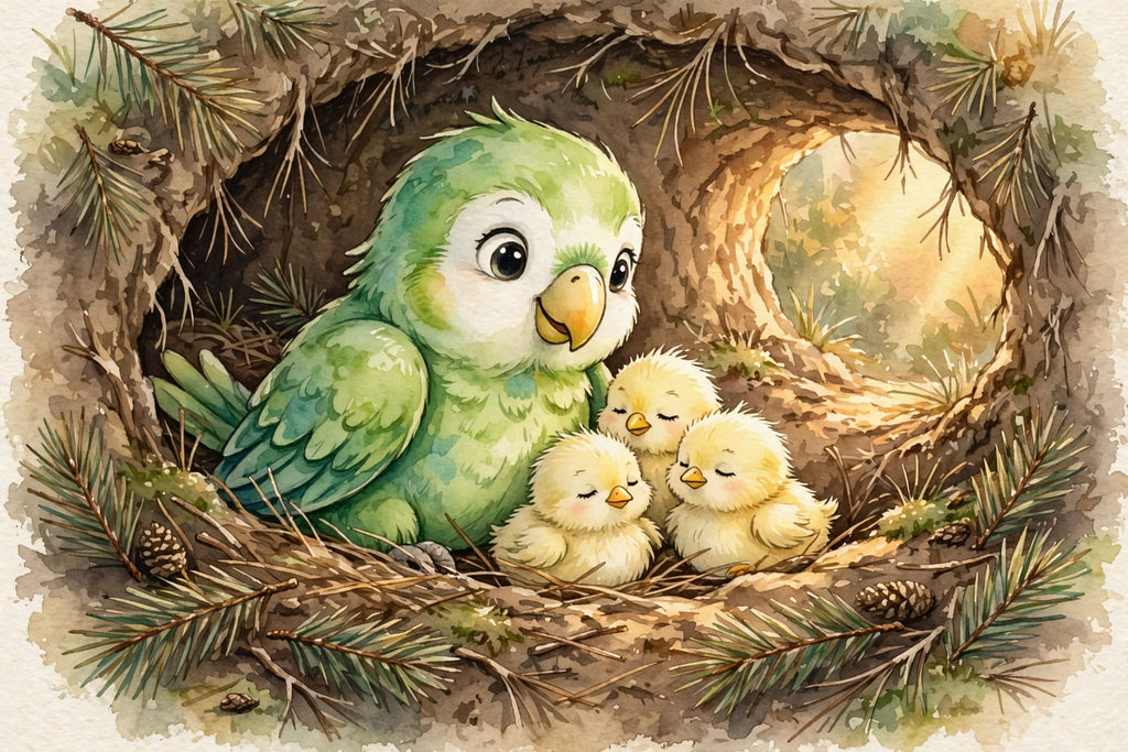 Polly the Bahama Parrot - bedtime storybook interior preview