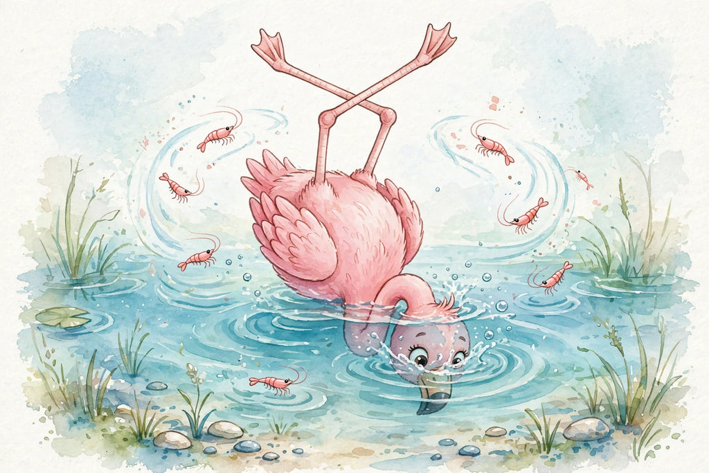 Rosie the Flamingo - bedtime storybook interior preview