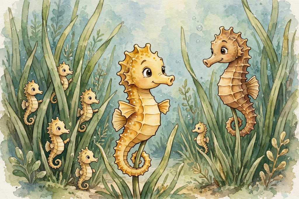 Sally the Seahorse - bedtime storybook interior preview