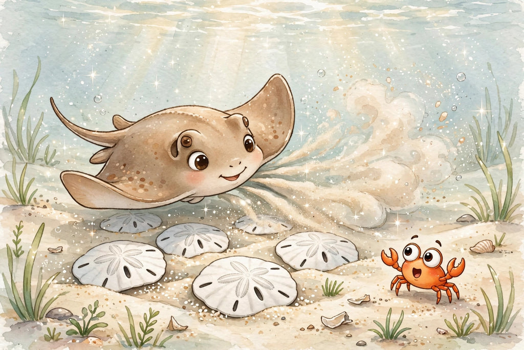 Sandy the Stingray - bedtime storybook interior preview