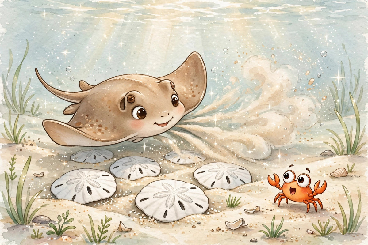 Sandy the Stingray - bedtime storybook interior preview