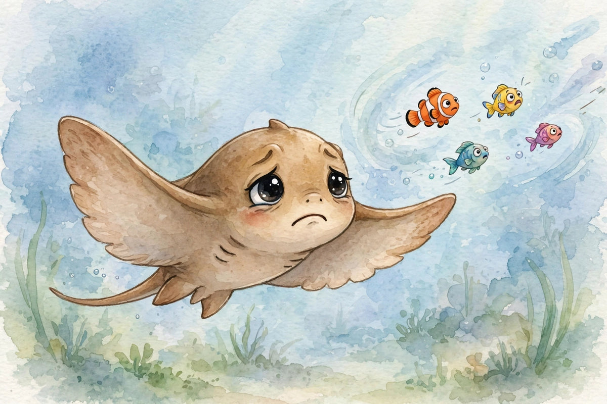 Sandy the Stingray - bedtime storybook interior preview