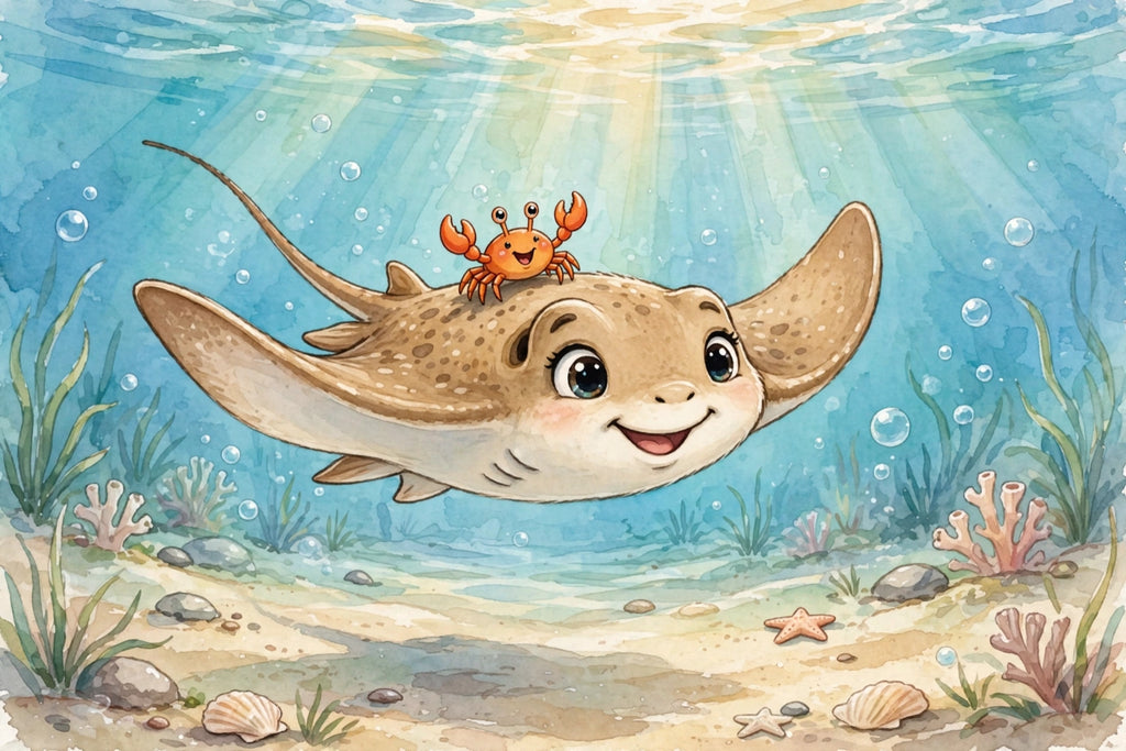 Sandy the Stingray - bedtime storybook interior preview