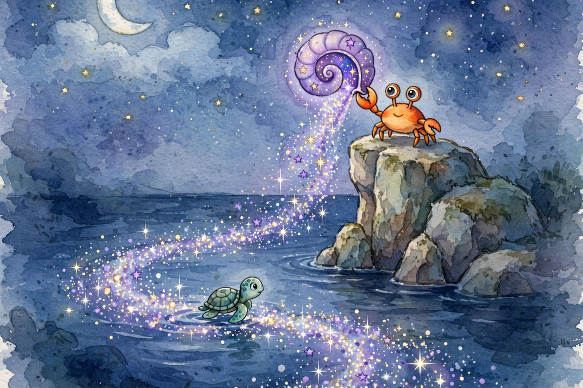Tiko the Brave Little Crab — FREE Bedtime Story - bedtime storybook interior preview