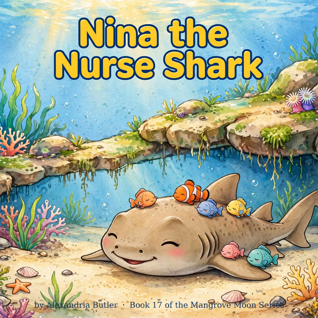Nina the Nurse Shark - bedtime storybook interior preview