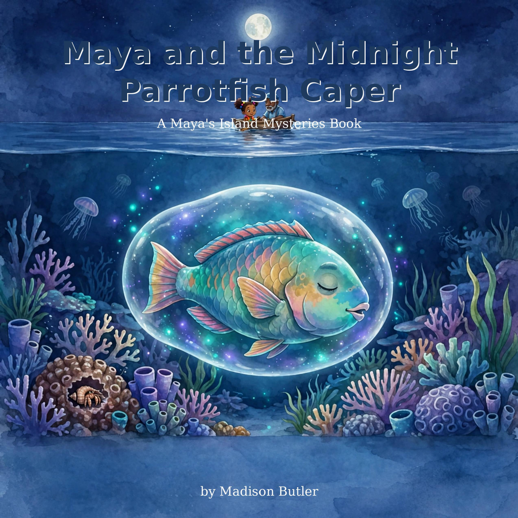 Maya and the Midnight Parrotfish Caper